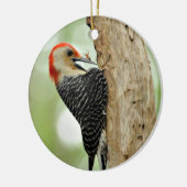 Red-Bellied Woodpecker Keramisch Ornament (Links)