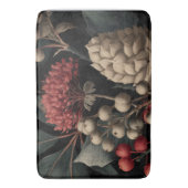 Red Berries and Exotic Seed Pods on Black Badmat (Voorkant Verticaal)