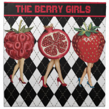 Red Berries Cartoon Dames