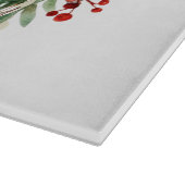 Red Berries krans Snijplank (Hoek)