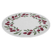 Red Berries krans Snijplank (Hoek)