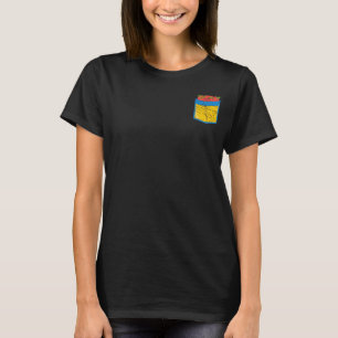 Red Berries Summer Food Fruit Cute Pocket Strawber T-shirt