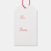 Red Berry Label Set Cadeaulabel (Achterkant)