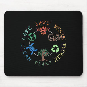Red Bijen Reddingsdieren Recyclen Plastic Animal L Muismat
