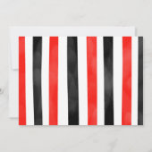 Red Bike Anniversaire Photo Invitation (Dos)