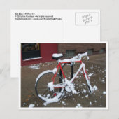 Red Bike Briefkaart (Voorkant / Achterkant)