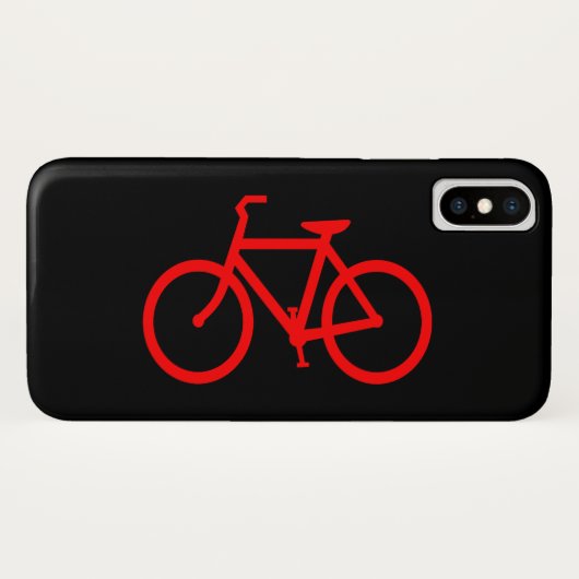 Red Bike Case-Mate iPhone Case (Achterkant (horizontaal))