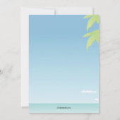 Red Bikini Girl Bachelorette Kaart (Achterkant)