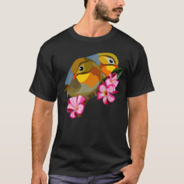 RED-BILLED LEIOTHRIX BIRDS T-SHIRT