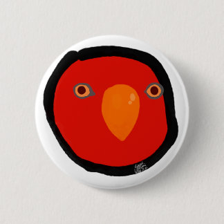 Red birb "GUMI" Ronde Button 5,7 Cm