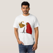 Red birb "GUMIZILLA"wuewuewue... T-Shirt (Devant entier)