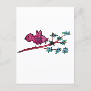 Red Bird Briefkaart