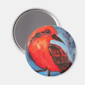 Red Bird Magnet (Recto/Verso)