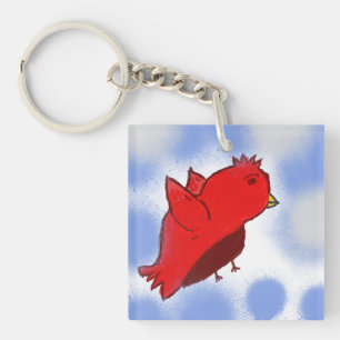 Red Bird Sleutelhanger