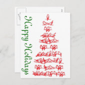 Red Birds Holiday Kaart (Voorkant / Achterkant)