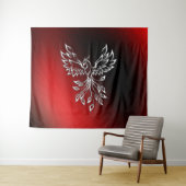 Red Black Ashes en Phoenix Wandkleed (In Situ (horizontaal))