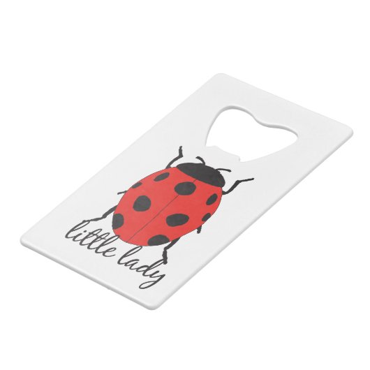 Red & Black Baby Ladybug mignon Red Ladybug Insect (Dos Angle)