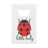 Red & Black Baby Ladybug mignon Red Ladybug Insect (Dos)