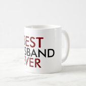 Red Black beste man ooit Koffiemok (Voorkant rechts)