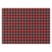 Red Black Buffalo Check Pset Tafelkleed (Voorkant (Horizontaal))