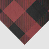 Red Black Buffalo Check Pset Tissuepapier (Detail)