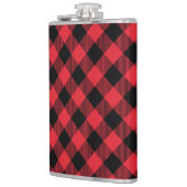 Red Black Buffalo Heupfles (Links)