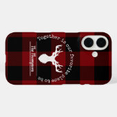 Red Black Buffalo Pset Farmhouse Case-Mate iPhone Case (Achterkant (horizontaal))