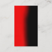 Red Black Chic Vertical Professional Visitekaartje (Achterkant)