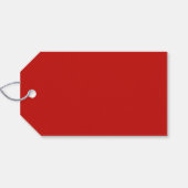 Red Black Class of 2026 Graduation Party Cadeaulabel (Achterkant Horizontaal)