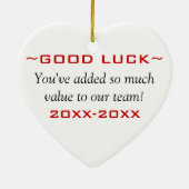 Red Black Dank u Word Cloud Keramisch Ornament (Achterkant)