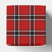 Red Black en White Tartan Bedankdoosjes (Bovenkant)