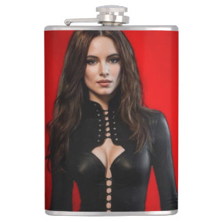 Red Black flask Heupfles