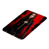 Red Black flexible magnet Magneet (Linkerzijde)