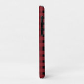 Red Black Gingham Persoonlijk Case-Mate iPhone Case (Achterkant/links)