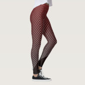 Red Black Illusion Yoga Leggings (Rechts)