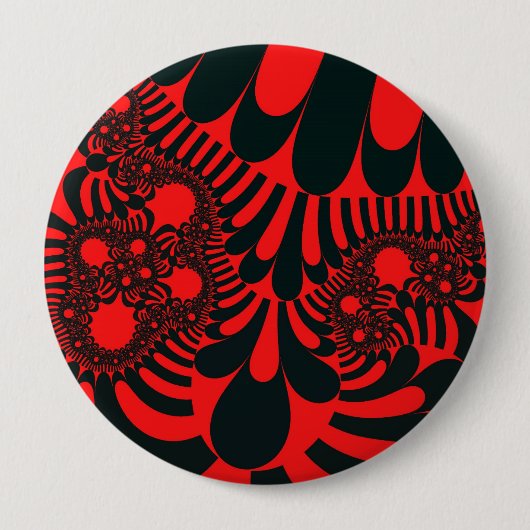Red Black Mod Huge Button (Voorkant)