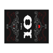 Red & Black Rock 'n' Roll Music Thed Wedding