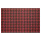 Red Black Textured Houndstooth Geometric Pattern Stof (Fat Quarter)
