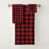 Red Black Towel Set Classic Gift for New Beginning (En situation)