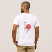 Red Black White Dragon Shenlong T-Shirt (Achterkant volledig)