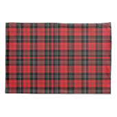 Red Black White Tartan Buffalo Pset Trendy Kussensloop (Achterkant)