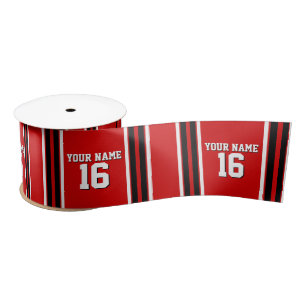 Red Black White Team Jersey Lint