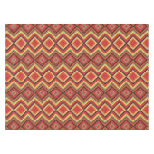 Red Black Yellow Native American Blanket Pattern Tafelkleed (Voorkant (Horizontaal))