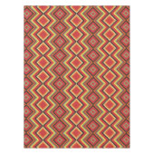 Red Black Yellow Native American Blanket Pattern Tafelkleed (Voorkant)