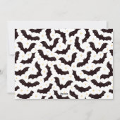 Red Blood Drives Happy Halloween Foto Feestdagenkaart (Achterkant)