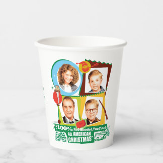 Red-Blooded, Two Fisted, All American Christmas Papieren Bekers