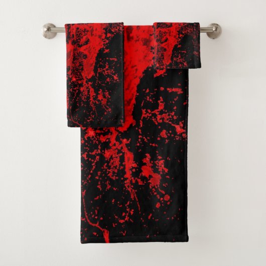 Red Bloody Celtic Cross Bad Handdoek (Insitu)