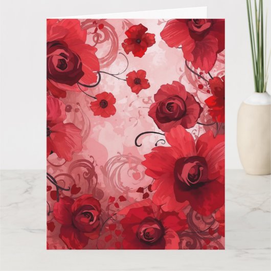 Red Bloom Symphony Kaart (Voorkant)