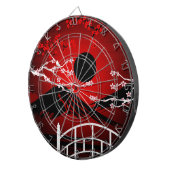 Red Blossom Dartbord (Voorkant Rechts)