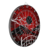 Red Blossom Dartbord (Voorkant Links)